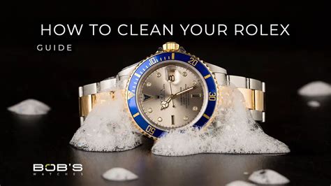 cleaning rolex oyster bracelet|how to clean rolex glasses.